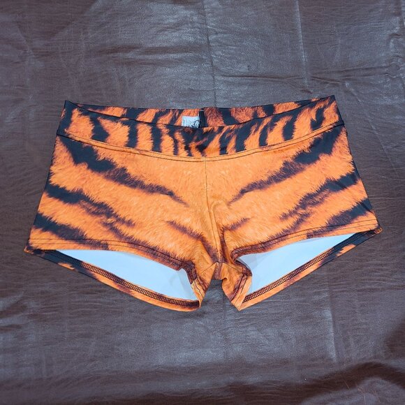Blackmilk Pants - Blackmilk Tiger Bummer Booty Shorts XL